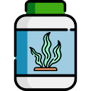 Algae bottle icon